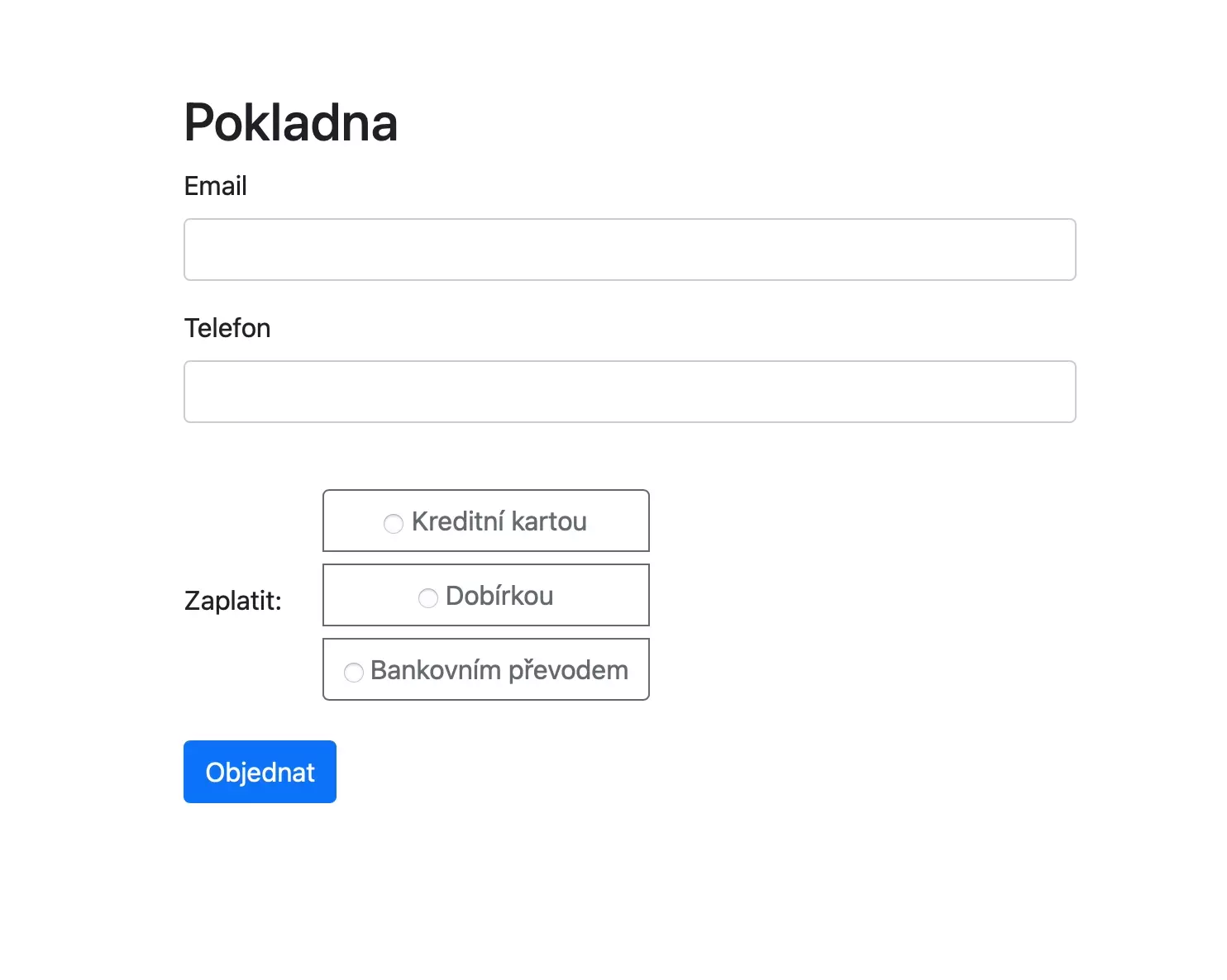 FairDelivery ukázka